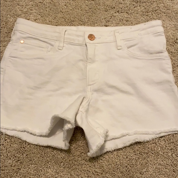 white jean shorts - Picture 1 of 1
